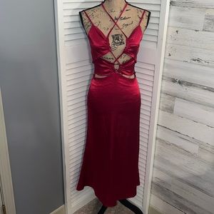 YAURA size 10 (UK) (8 US) red dress